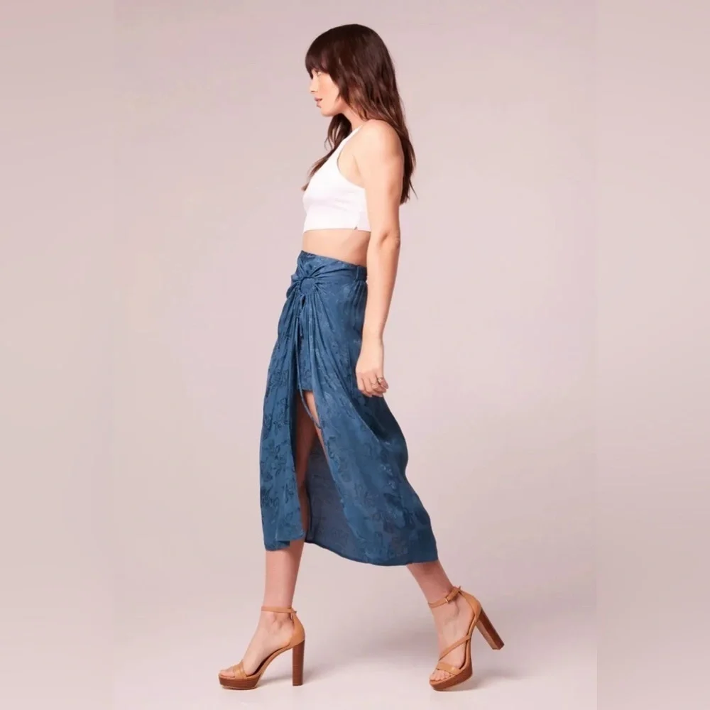 NWT Band of Gypsies Deep Teal Skirt M